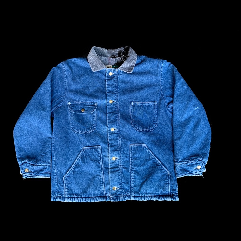 Vintage Denim Chore Coat Size L